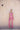 Airbrushed Double Layer Sculpt Flare Pants —Rosewood Metallic Logo