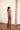 Airbrushed Double Layer Sculpt Flare Pants —Rosewood Metallic Logo