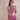 Airbrushed Double Layer Sculpt Bra Tank —Rosewood Metallic Logo