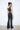 silk sculpt Foldover Flare Pant — Black