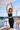 Airbrushed Double Layer Sculpt Bra Tank —Black