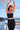 Airbrushed Double Layer Sculpt Bra Tank —Black